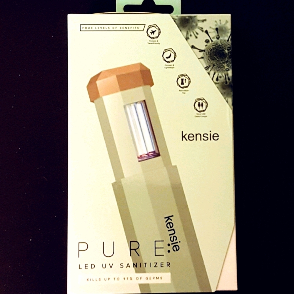 New Kensie Pure LED UV Sanitizer Wand Mint Green
